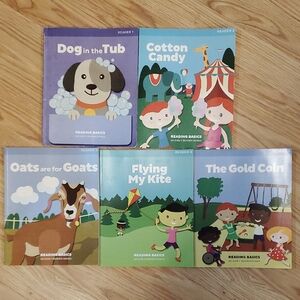 AOP LIFEPAC 1st Grade Reading Basics Set, a set of five readers